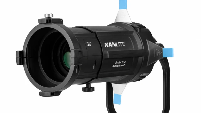 Projection Attachment for Bowens mount w/ 36&deg; Lens - Nanlite ok